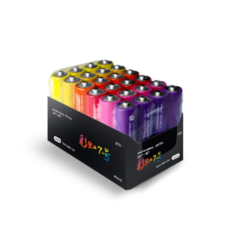 ZMI紫米 4號 鹼性彩虹電池 (AA724)