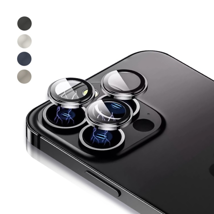 iPhone 玻璃鏡頭保護貼 For iPhone15 Pro/15 Pro Max (3顆/片)  一秒貼膜
